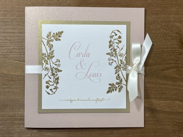 faire-part mariage ruban