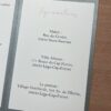 faire-part mariage carte informations