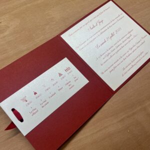 faire-part mariage épuré