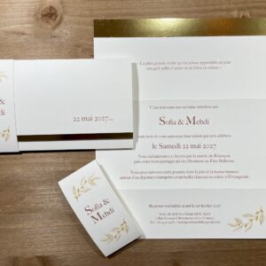 Faire-part Mariage thème oriental
