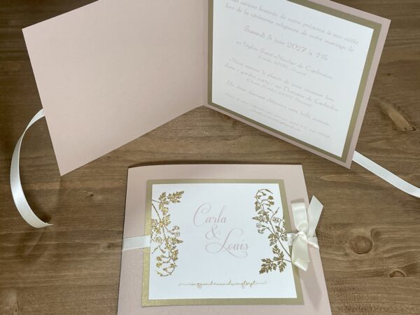 faire-part mariage chic