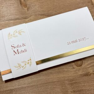 Faire-part Mariage thème oriental