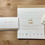Faire-part de mariage thème automne