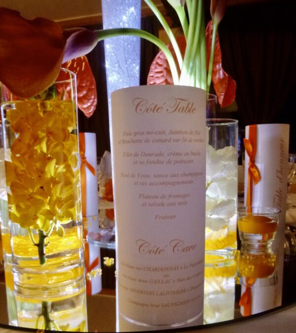 menu lumière