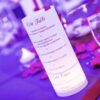 menu mariage lumineux