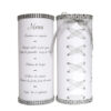 Menu photophore strass corset