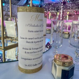 menu strass or