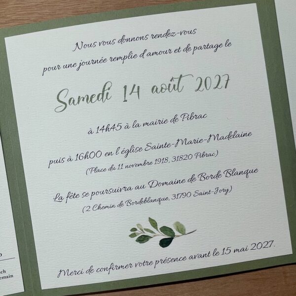 texte faire-part mariage