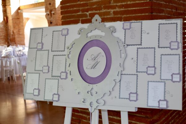 plan de table baroque