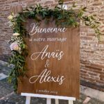 panneau de bienvenue mariage