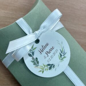 boîte à dragées mariage champêtre