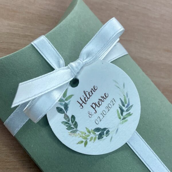 boîte à dragées mariage champêtre