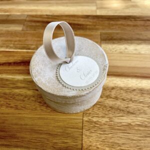 boîte cadeau invité shabby chic
