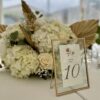 Cadre numéro de table mariage