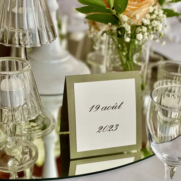 nom de table date mariage