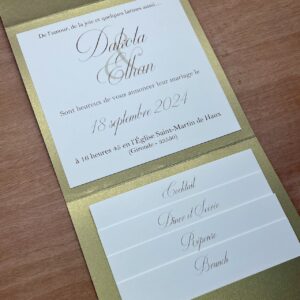 faire-part mariage chic