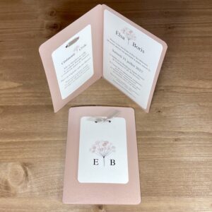 Faire-part de mariage romantique
