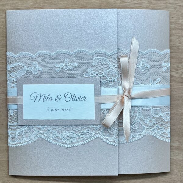 Faire-part de mariage extraordinaire