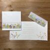 faire-part mariage avec motif fleurs des champs