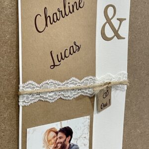 magnifique faire-part de mariage