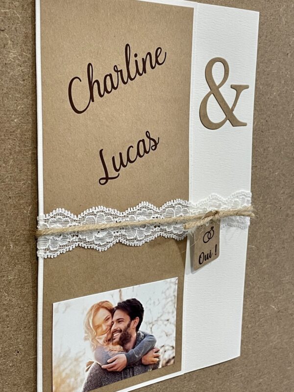 magnifique faire-part de mariage