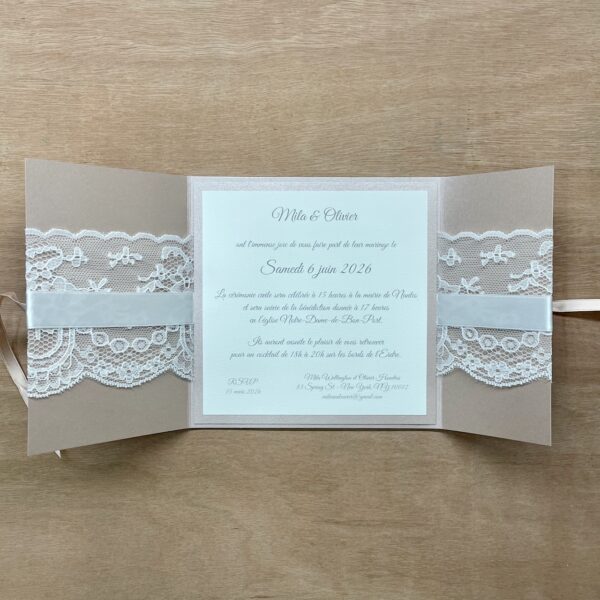 sublime faire-part de mariage