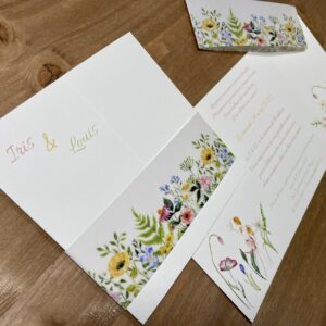 faire-part mariage bucolique