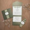 faire-part mariage kaki simone et sophie