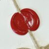 Faire-part de mariage cachet de cire rouge