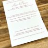 Faire-part de mariage trois volets