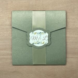 Faire-part de mariage classique chic