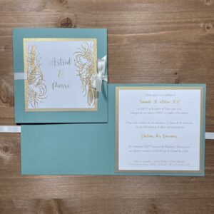 magnifique faire-part de mariage