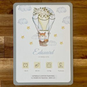 faire-part de naissance petit garçon