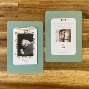 Faire-part de naissance recto verso
