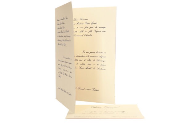 faire-part de mariage traditionnel