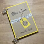 Livre d'or mariage kraft