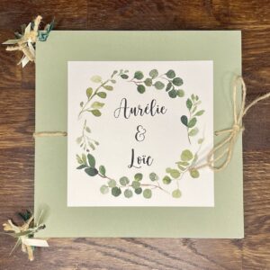 Livre d'or mariage création personnalisée