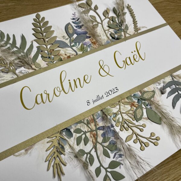 Livre d'or Feuillage & Pampa – Image 2