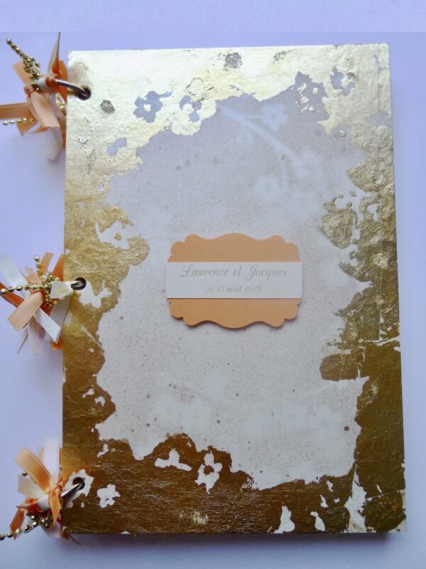 Livre d'or mariage thème royal