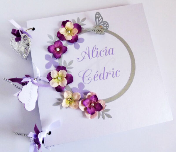 Livre d'or mariage création personnalisée