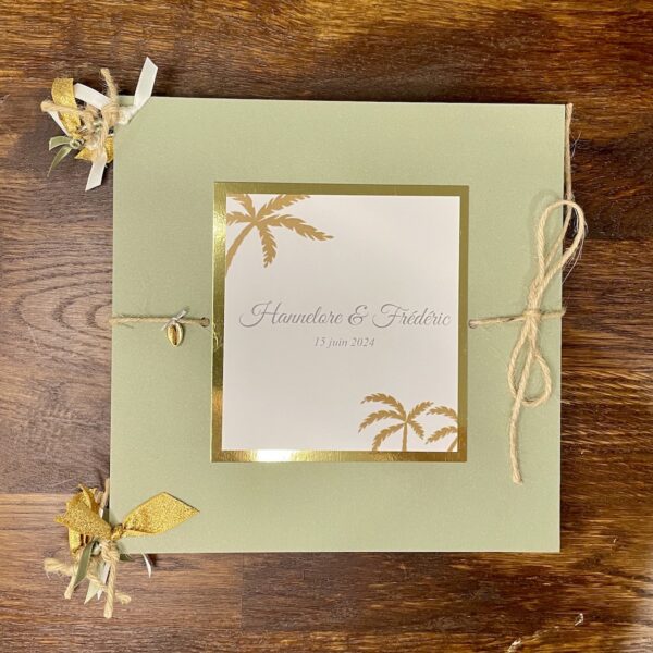 Livre d'or mariage création personnalisée