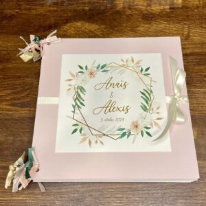 Livre d'or mariage création personnalisée