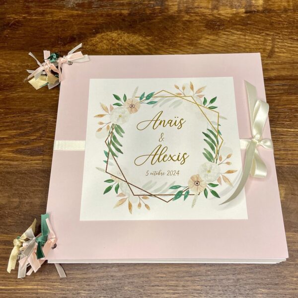 Livre d'or mariage création personnalisée