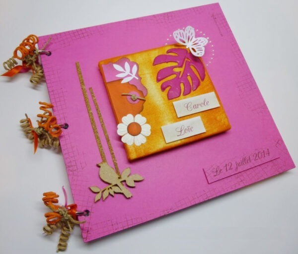 Livre d'or mariage création personnalisée