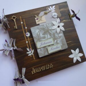 Livre d'or mariage création personnalisée