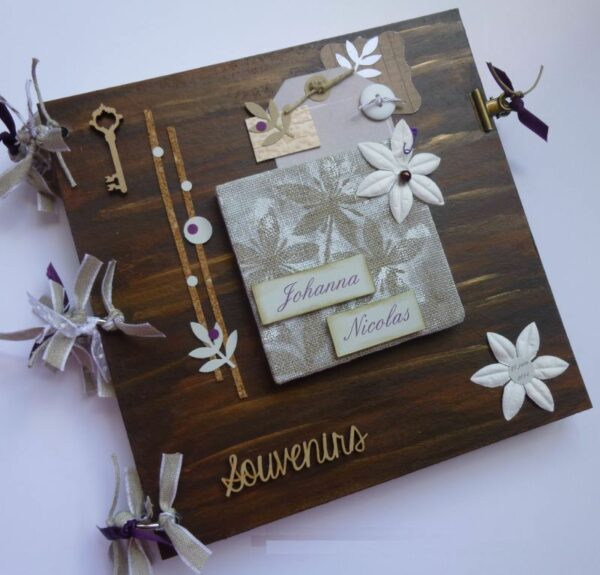 Livre d'or mariage création personnalisée