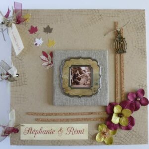 Livre d'or mariage création personnalisée