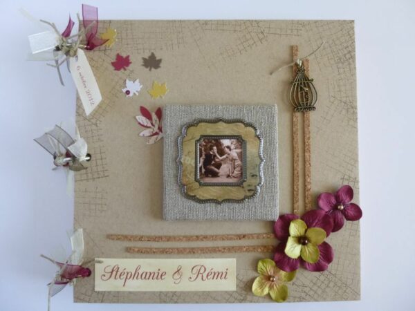Livre d'or mariage création personnalisée