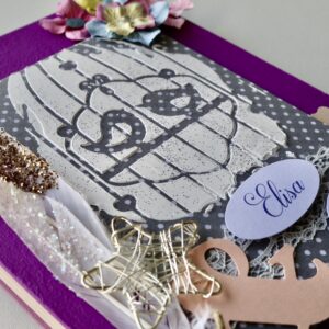Livre d'or mariage thème bohème chic