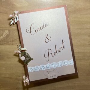 Livre d'or création artistique sur mesure